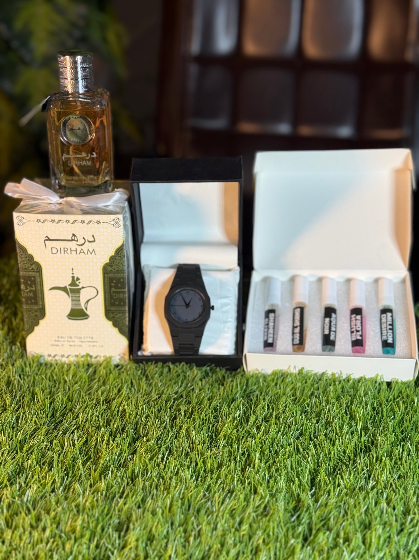 Black Aura Watch + Dirham + Tester Box
