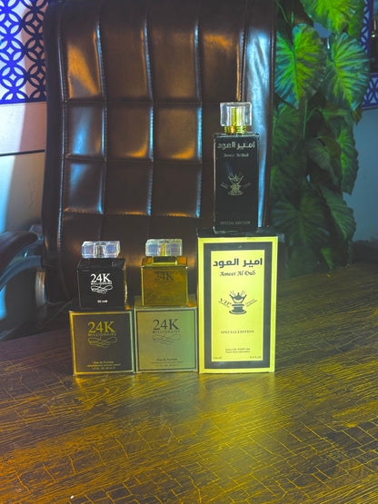 Ameer Al Oud + 24k Gold + 24k Black