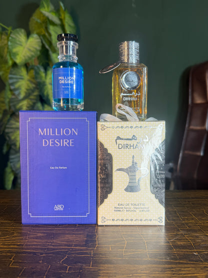 Dirham & Million Desire Perfumes