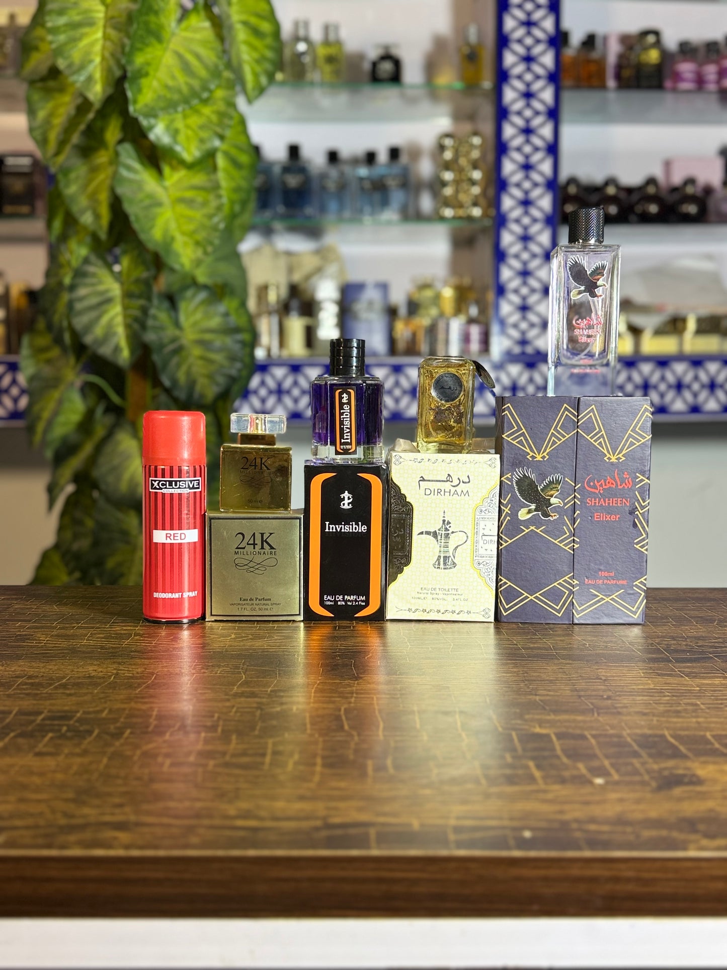 5 perfumes deal ( Shaheen + dirham + invisible + 24k + bs )