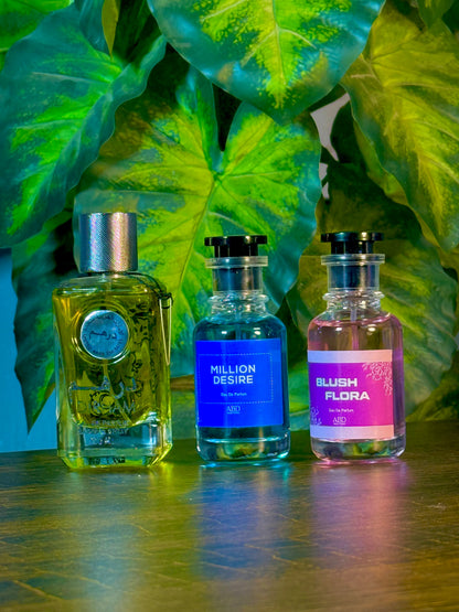 Blush flora + Million Desire + Dirham