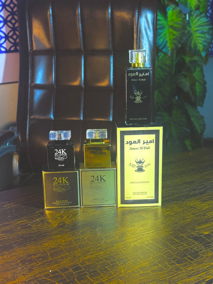 Ameer Al Oud + 24k Gold + 24k Black