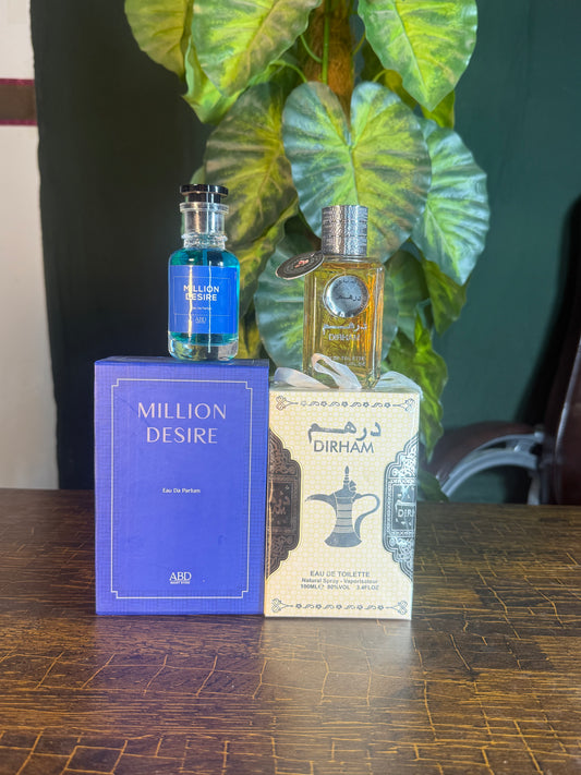 Dirham & Million Desire Perfumes