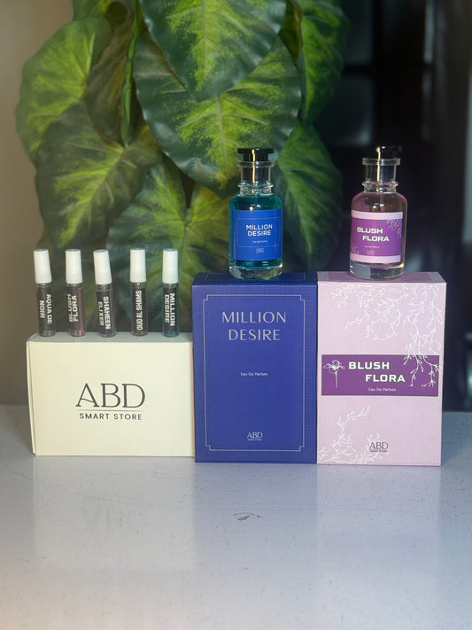 Blush flora + Million Desire + TesterBox