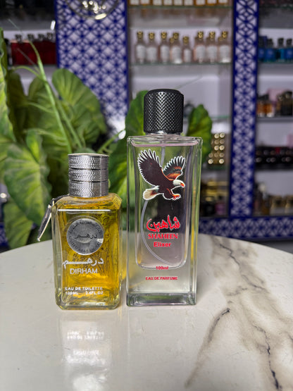 2 Perfumes Deal: ( Shaheen elixir & Dirham)