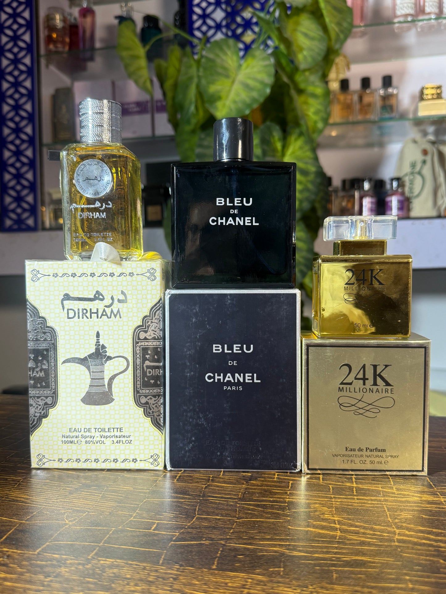 Dirham + 24k + Blue De Chanel