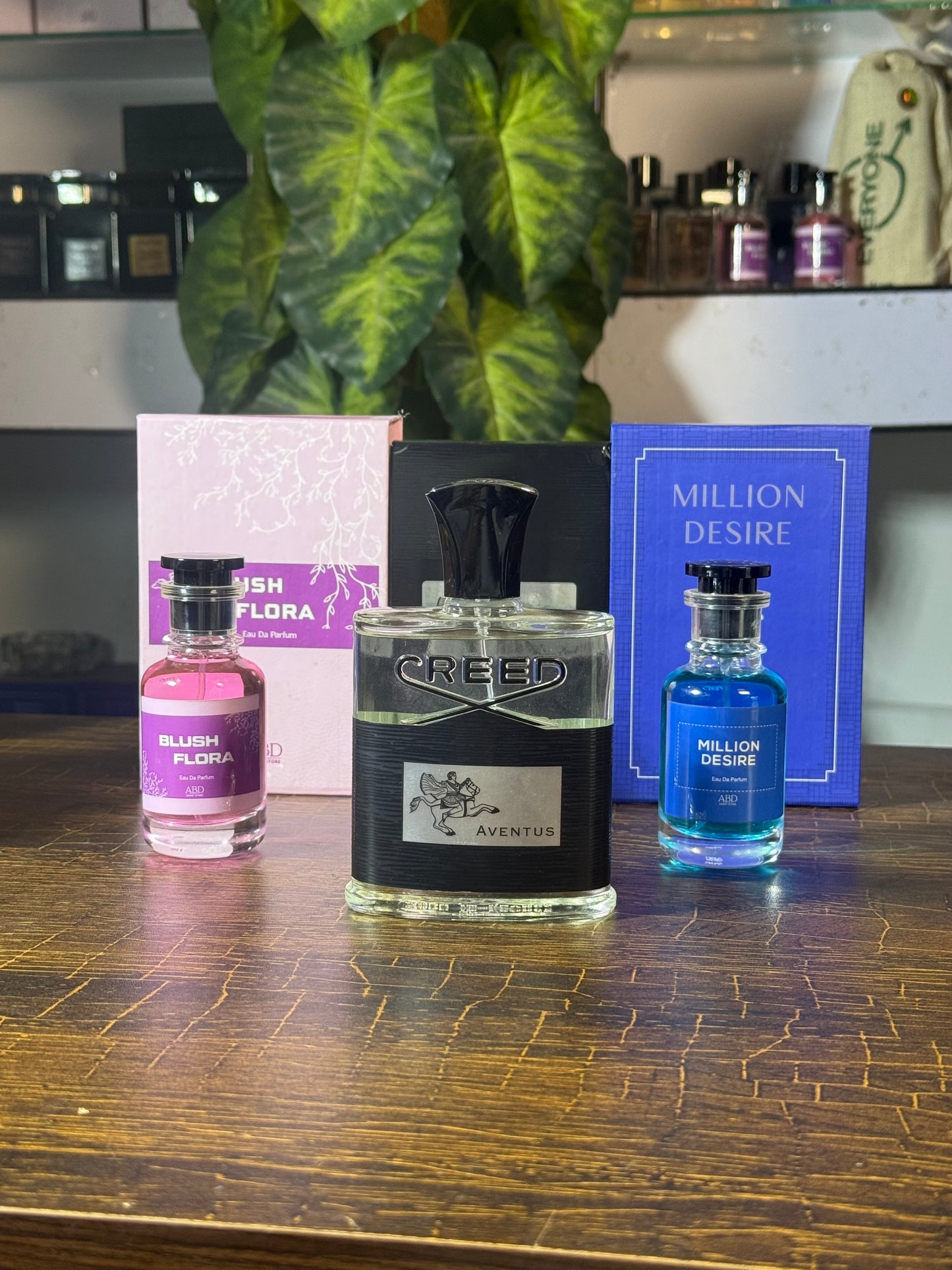 Creed Aventus + Blush Flora + Million Desire