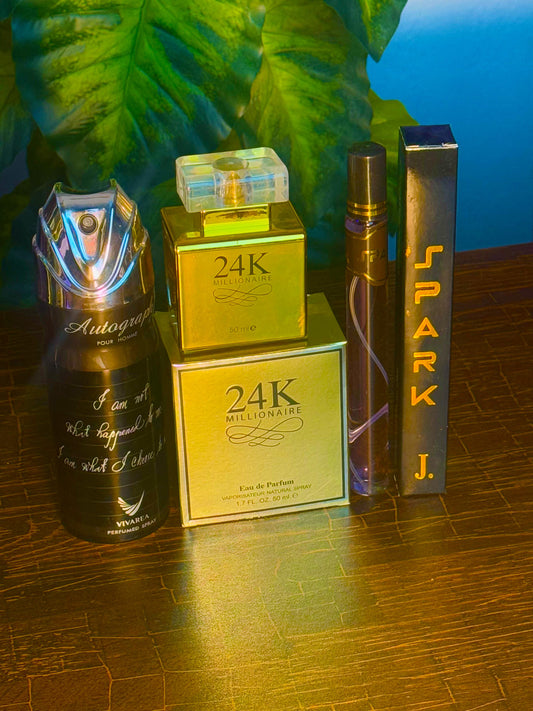 Tester + 24k + bodyspray