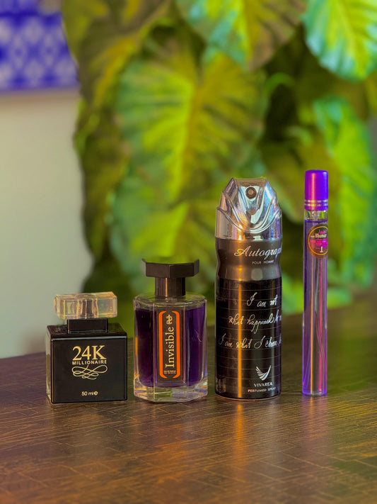 Tester + bodyspray+ invisible+ 24k