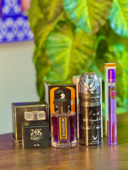 Tester + bodyspray+ invisible+ 24k