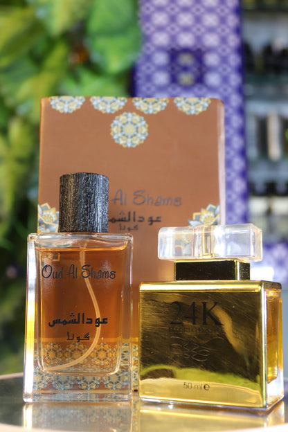 Deal of 2 ( 24k + oud Al shams )