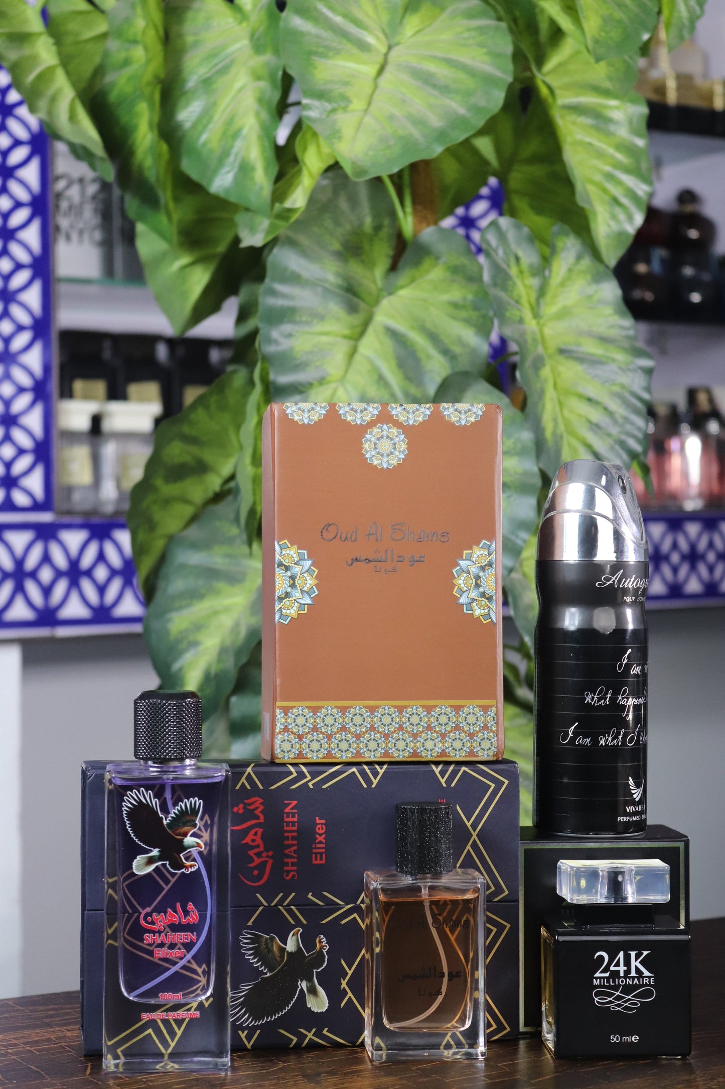 Deal#01
Shaheen + 24k + oud Al shams+ body spray deal
